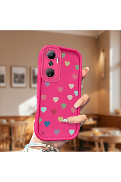 CHICASELUX حافظة هاتف من السيليكون الناعم باللون الأحمر الوردي متوافقة مع نمط...