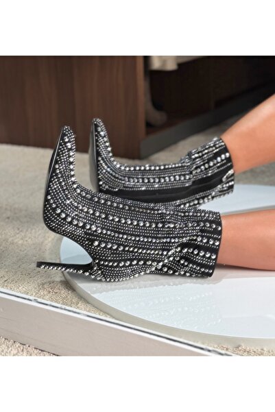 BENOTTİ Tintime Black Women's Ankle Boots