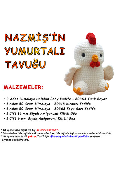 hobimon Nazmişin Kit cu catifea ouă de pui