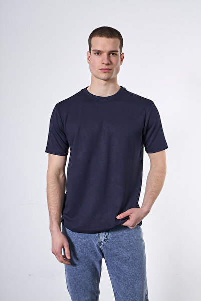 Mesfeno modal Material textil Regular cu decolteu în formă de O tricou