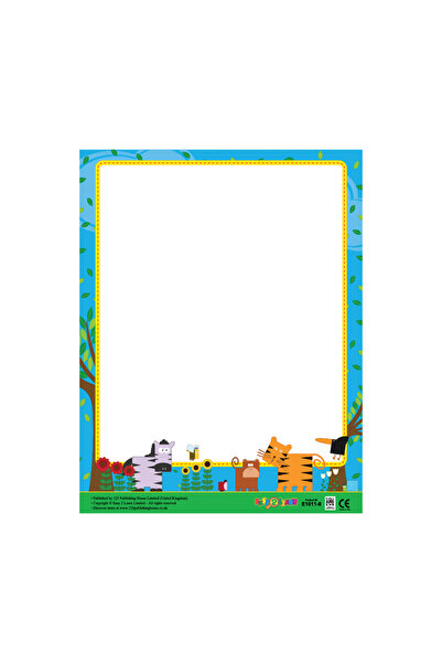 123Publishing House Animals – Write-on Chart