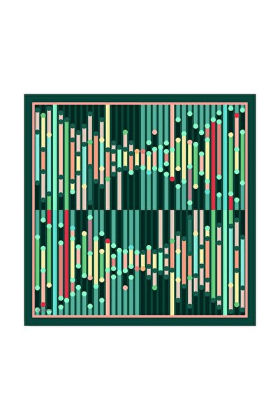NESSCARF Line Patterned Twill Scarf