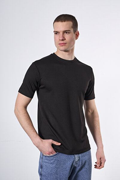 Mesfeno modal Material textil Regular cu decolteu în formă de O tricou