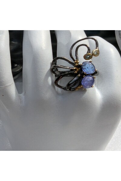 OEM inel argint tanzanit