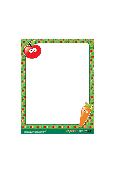 123Publishing House Apple & Carrot – Write-on Chart