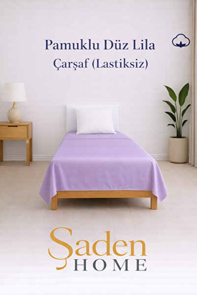 SADEN HOME Pamuk KOMAD JEDNODRAGA LILA PLAČA 160X240 CM