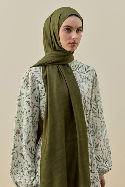 Merwishop Merwish Oriantel Elegance Women's Shawl 2602 Khaki