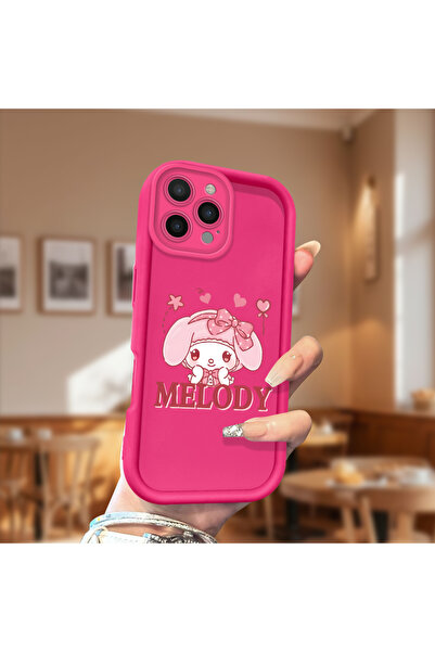 CHICASELUX حافظة هاتف من السيليكون الناعم باللون الأحمر الوردي متوافقة مع نمط...