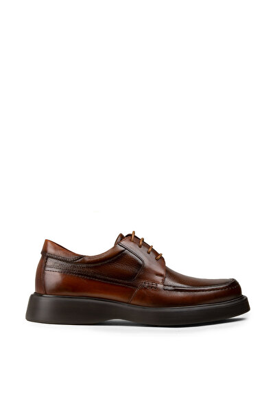 Deery Men's Genuine Leather Tan Color Casual Shoes