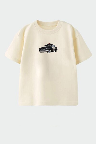 Monila Erkek Çocuk Pamuklu Araba Baskılı T-Shirt