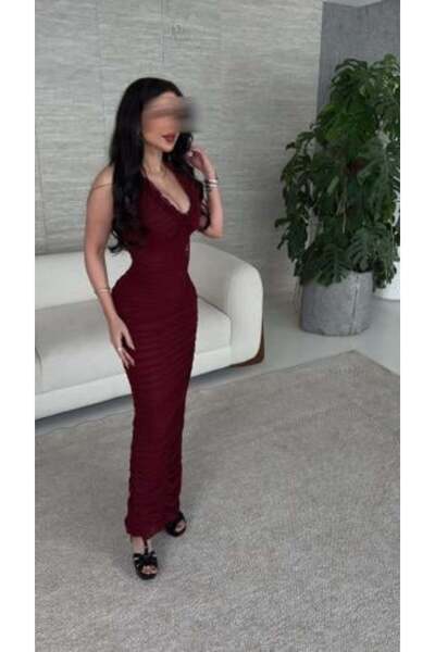 loia Georgette Dress with Barbie Lining