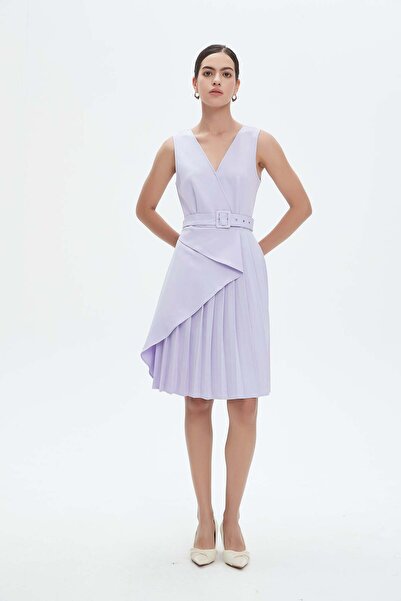 Nichii Plain sleeveless short dress