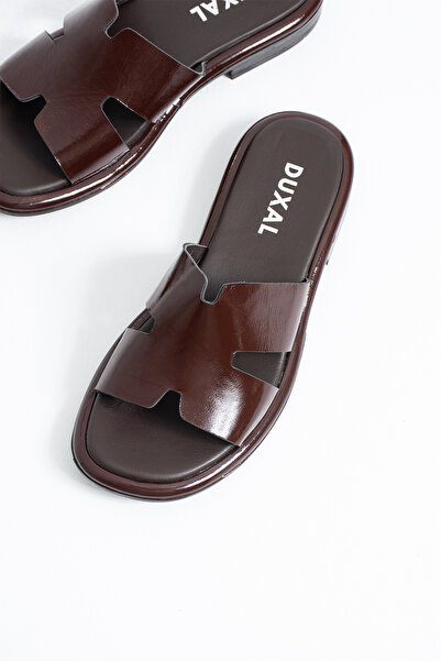 DUXAL SHOES Cordelia Women's Genuine Leather H-Band Slipper - Daily Stylish S...