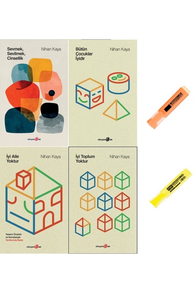 Okuyan Us Yayınevi Nihan Kaya 4 Kitap SET / Sevmek,Sevilmek.. + Bütün Çocukla...
