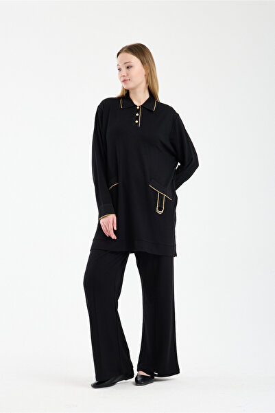 Invee Cotton tunic black