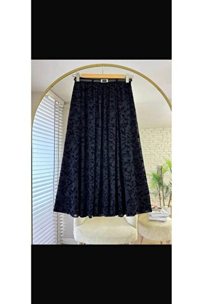 moda dıcasso flok tül etek