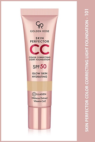 Golden Rose Skin Perfector Color Correcting Light Foundation - 101