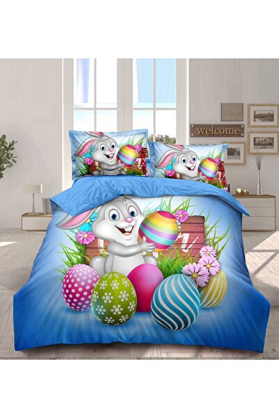CHIRASO Easter Bedding Set, Finet, 6 Pieces, Double Bed, Classic Sheet 230x25...