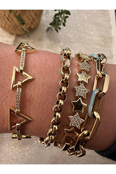 MU&ME BOUTİQUE سوار مثلث الشكل قابل للتعديل بطول سمسمترير من القمر المضاد للص...