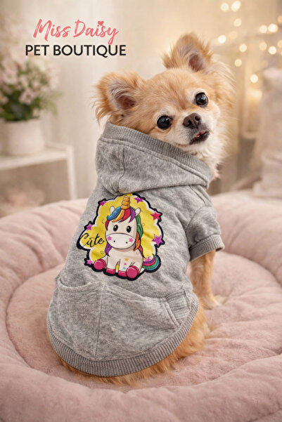GRİ KAPÜŞONLU SWEATSHIRT