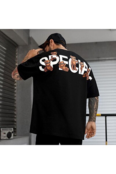 LELVANİ MUŠKA MAJICA SA SPECIJALNIM IZRAVLAČENIM MEDVJEĐEM UZORAKOM