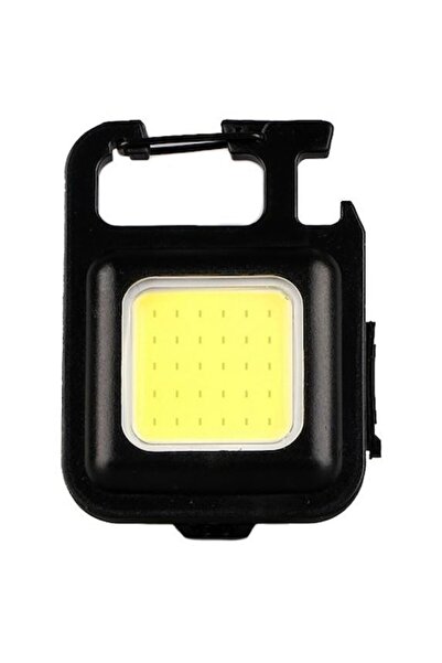 Entac Felinar LED, Breloc Mini, Pătrat, Reîncărcabil