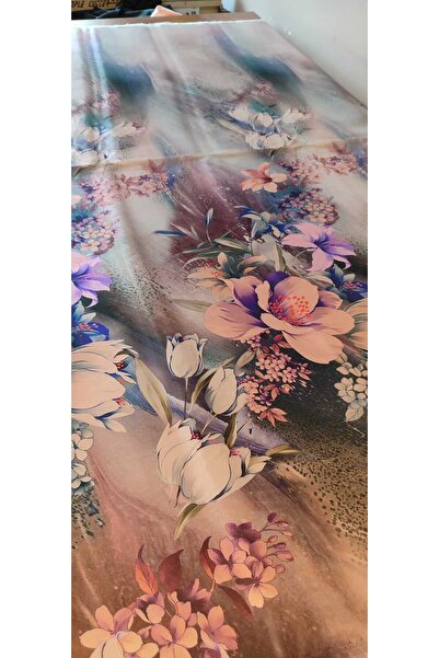 River Fabrics Janjanlı Printed Satin