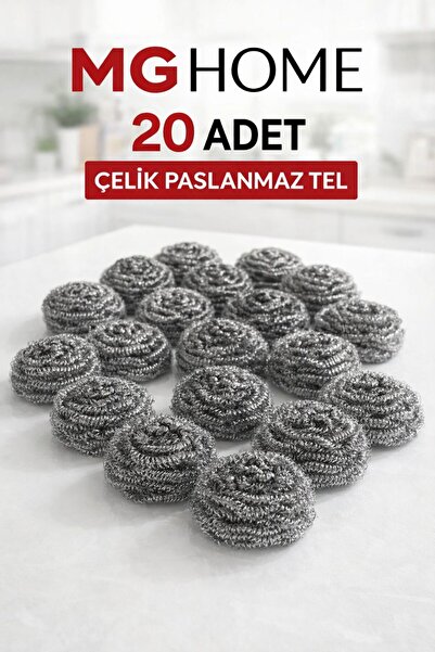 VENON 20 komada ❤️ Žica za ribanje, kuglica od nehrđajućeg čelika, spužva za ...