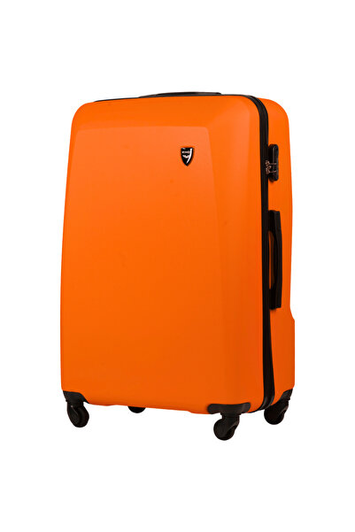 WINGS BRAND Valiză mare Wings PLOVER 28" – portocalie, ABS+ durabil, 4 roți p...