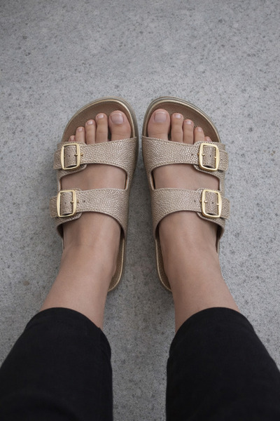 ELİS ÇİFT TOKALI SİMLİ KADIN TERLİK