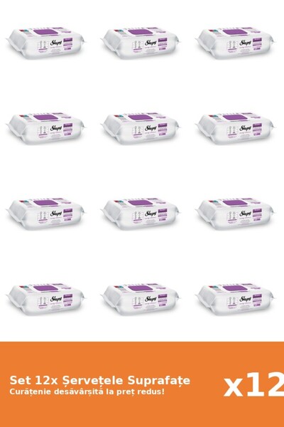 Sleepy Set of 12 Sleepy Surface Napkins, Orchid Garden