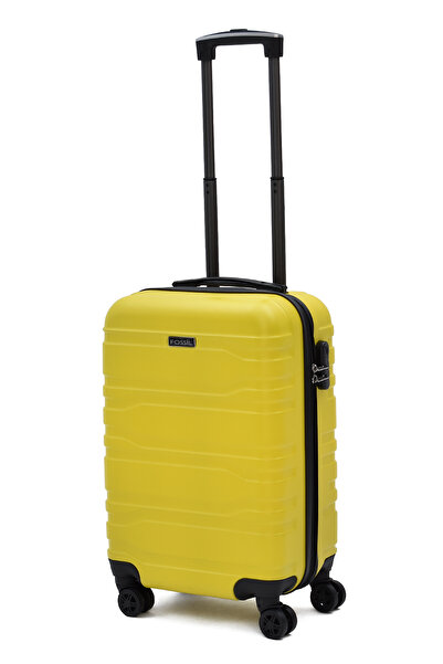 Fossil Kabin Boy Valiz Sarı 123X – Ultra Hafif, Geniş Hacimli, 360° Sessiz Te...