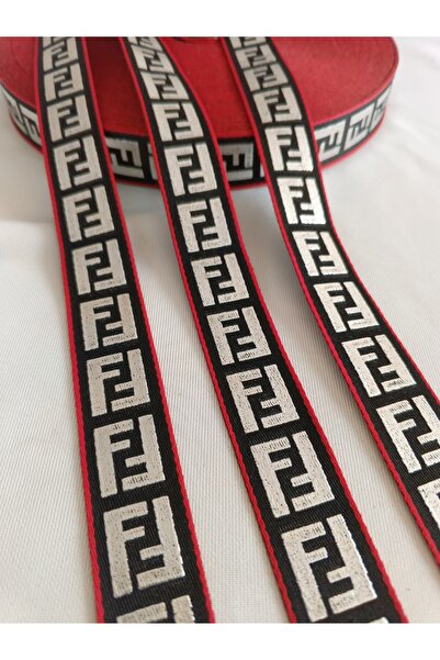 ULUPAMİR شريط أسود أبيض ضيق منسوج شريط بطول 1 متر