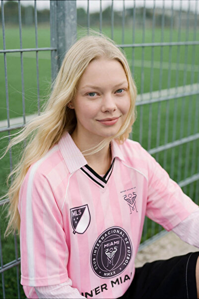 DeFacto MLS Oversized T-shirt με λαιμόκοψη V G9321AX26SP