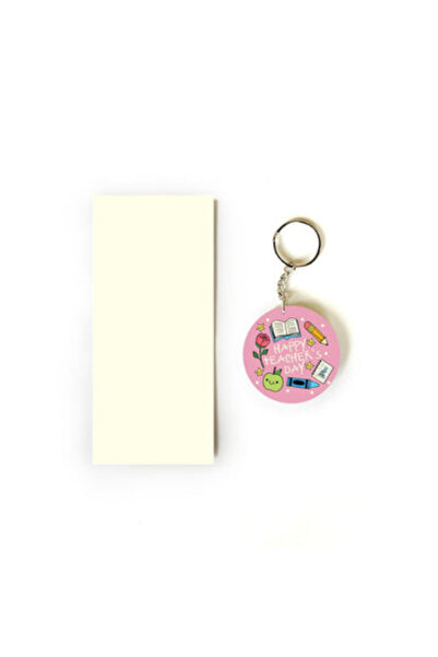 Printoot Happy Teacher Day Gift Set Featuring Minimalist Cream Card and Artis...