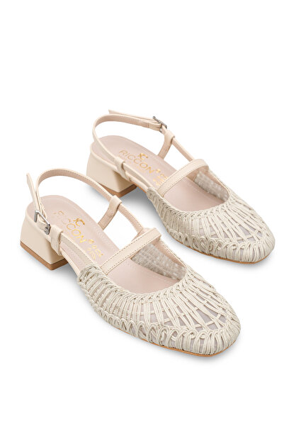 Riccon Дамски обувки с висок ток 00121907 Бежови