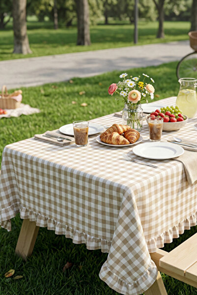 Attolya Tablecloth , Picnic Cover, Bohemian, Picnic, Checked Tablecloth , Cov...
