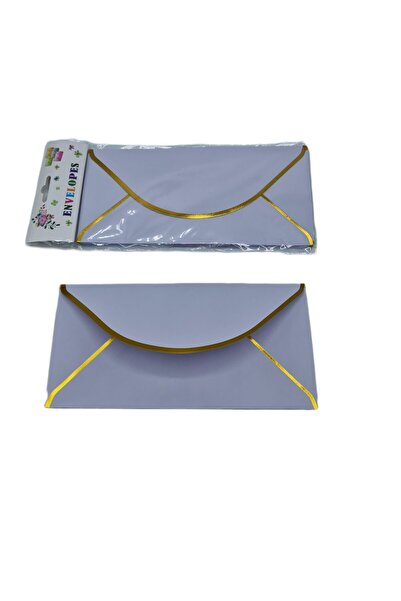 decotoys Plic hartie 10/set alb 19cm x 9cm