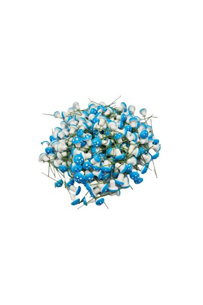 decotoys Ciuperci polistiren albastre 500/set