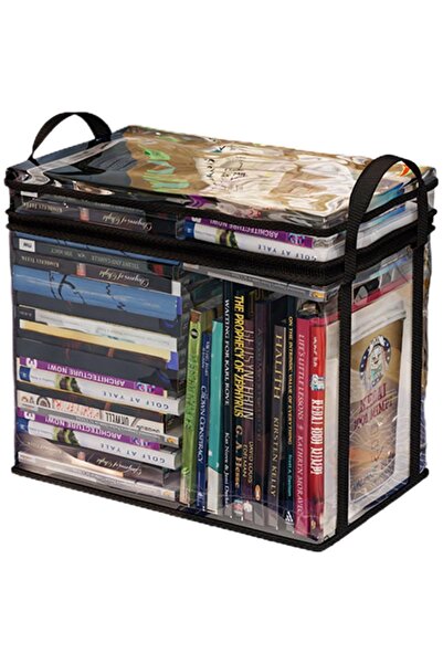 Avaleea Storage Box, PVC + Textile, Water Resistant, Book Bag, 38x24x32 cm, T...