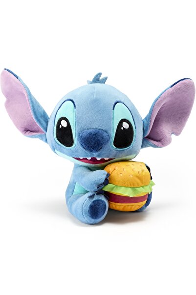 Disney Jucarie de plus Disney, Stitch cu burger, 25 cm