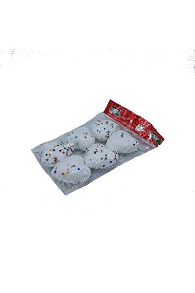 decotoys Ornament pentru brad 6/set inimioare