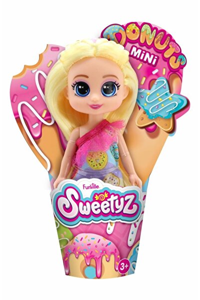 OEM Mini doll in cone, Sweetyz, blonde hair, 12 cm