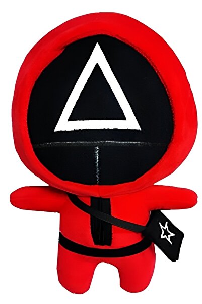 Avaleea Jucarie de plus Squid Game, Jocul Calamarului, 19 cm, Masca cu triung...