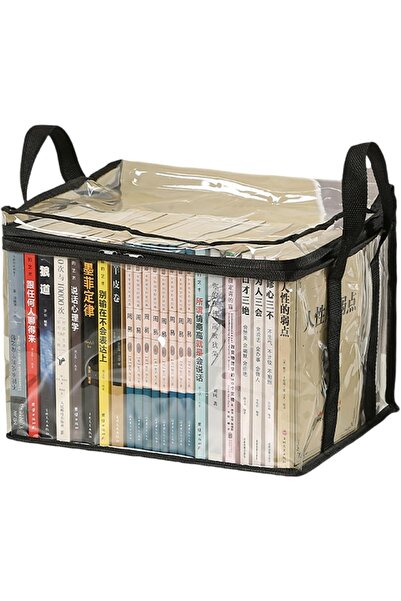 Avaleea Storage BoxPVC + TextileWater ResistantBook Bag32x24x25 cmTransparent