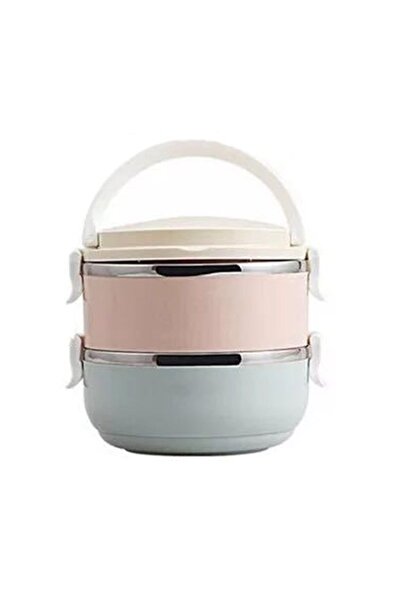 Avaleea Set 2 Caserole pentru alimente, lunch box, 1400 ml, otel inoxidabil, ...