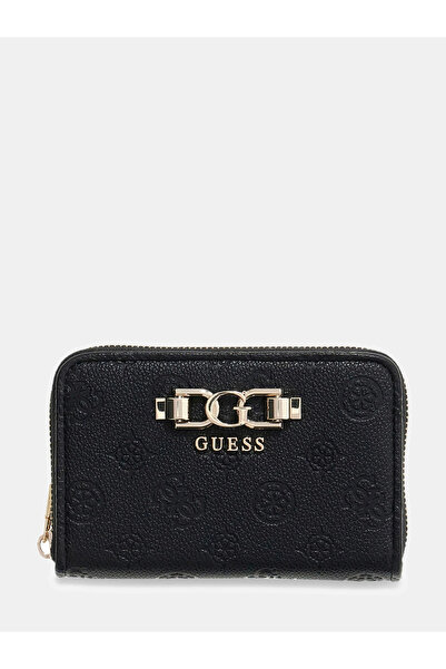 Guess Γυναικείο μαύρο πορτοφόλι μεσαίου μεγέθους με φερμουάρ Anise SWPD991614...