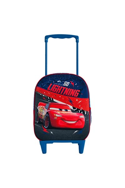 CARS Troller 3D Kindergarten Backpack, Cars, Red/Blue, 31.8 x 28.5 x 11.5 cm