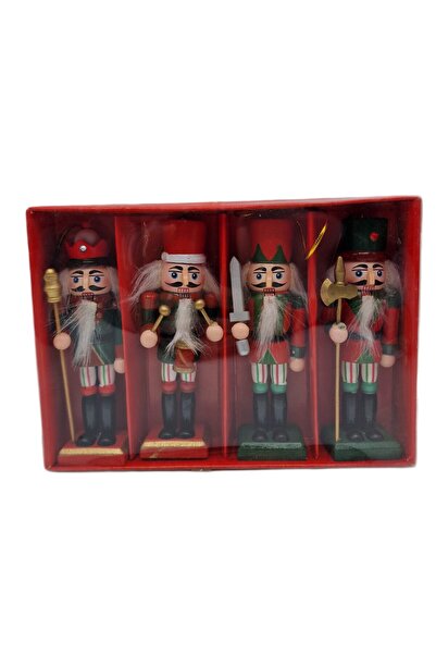 decotoys Soldat din lemn 4/set