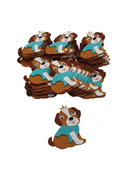 decotoys Figurina fetru cățel 50/set